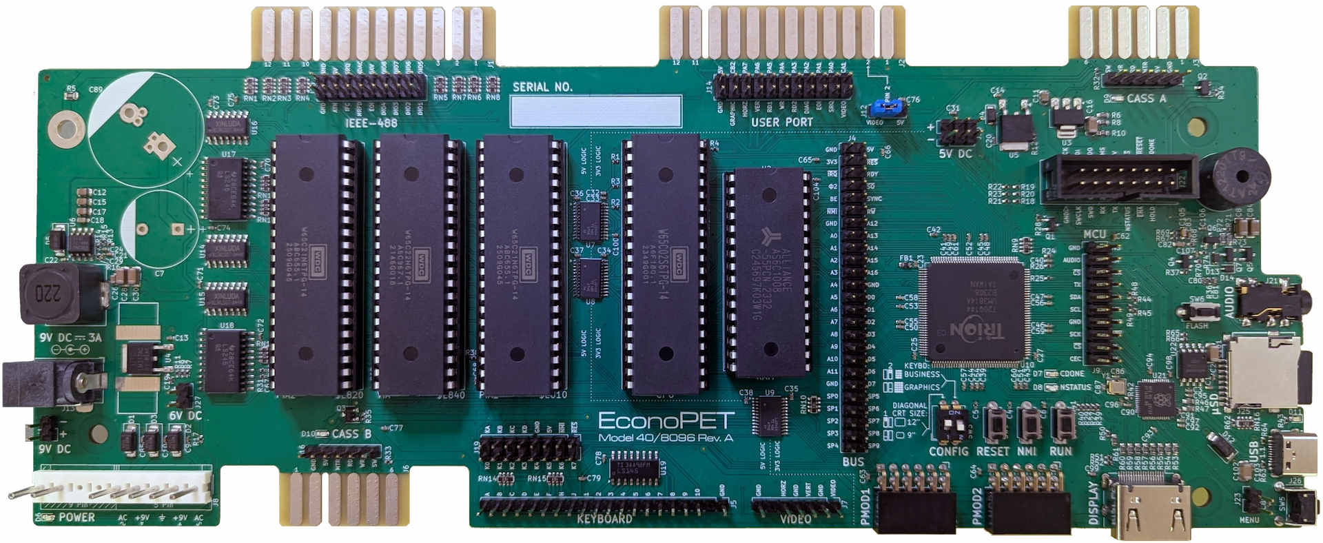 EconoPET 40/8096 Rev. A PCB Board